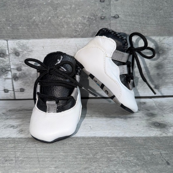 Jordan Other - Vintage Rare 1994 Air Jordan 10 OG Steel White Black Grey 130217-101 Infant 2C